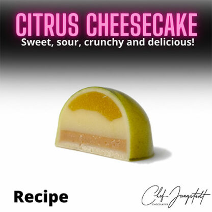 Citrus cheescake bonbon recipe