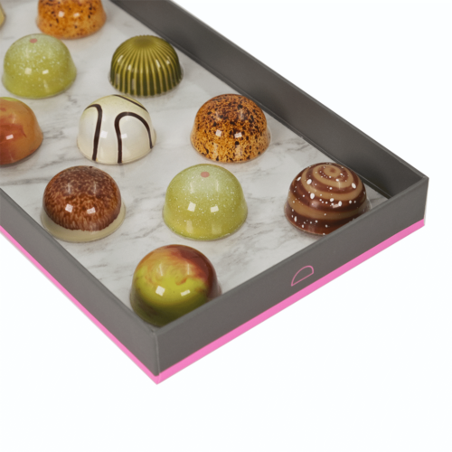 chef jungstedts desert bonbon box 14 pieces from side