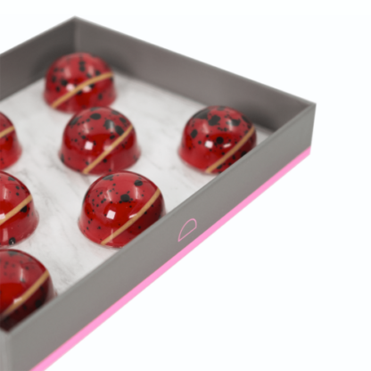 raspberry jelly accompanies a salty licorice box 8