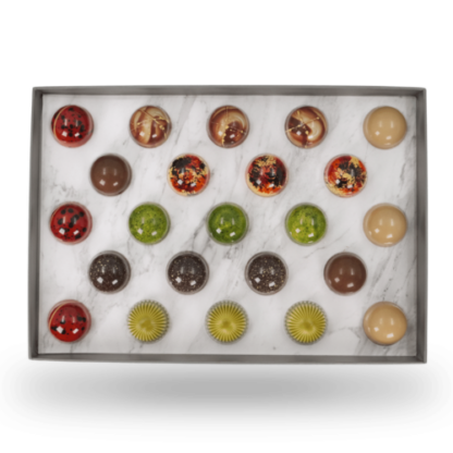 Chef Jungstedts classic box of bonbons23 piece above