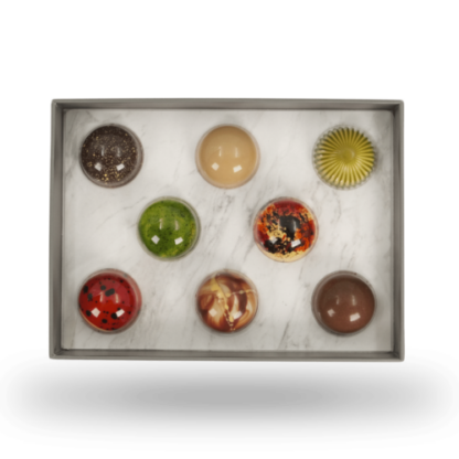 Chef Jungstedts classic box of bonbons 8 piece above
