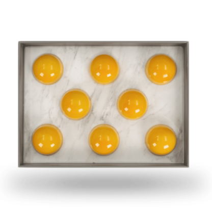 Passion fruit and mango bonbon box of 8