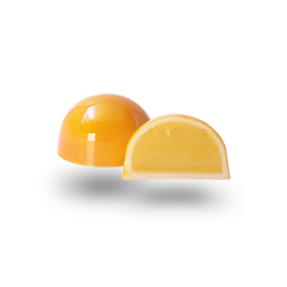 Passion fruit and mango bonbon